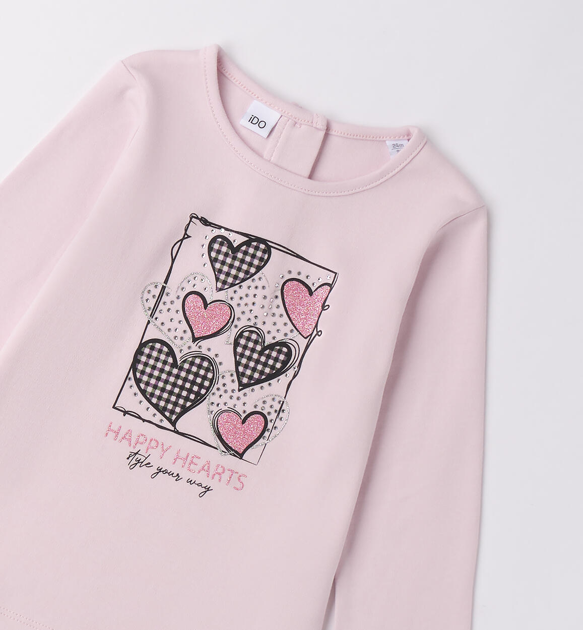 Maglietta 100% cotone bambina LT.ROSE-2716 - 1484F299G0