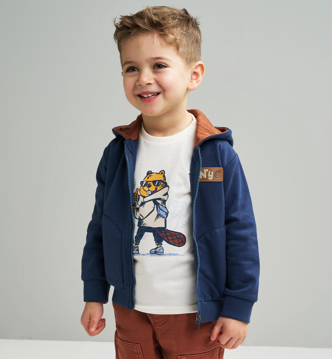 Maglietta 100% cotone bambino PANNA Sarabanda