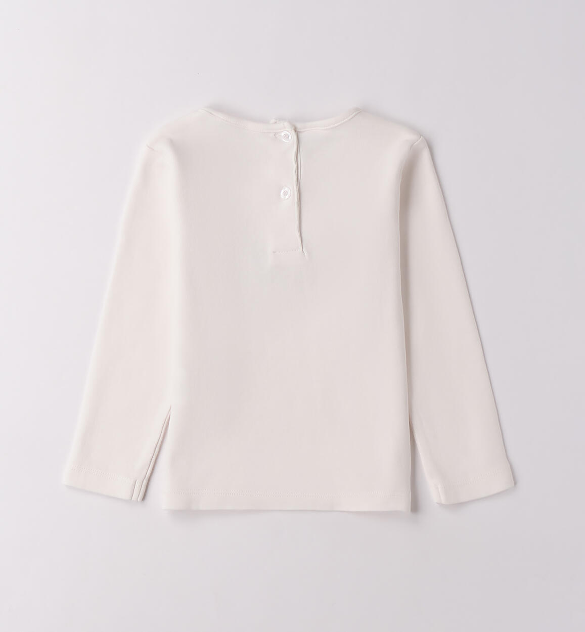 Maglietta 100% cotone per bambina PANNA-0112 - 1484F73500