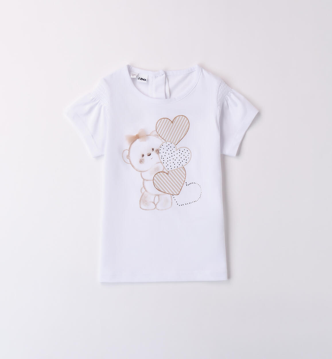 Maglietta bambina BIANCO iDO