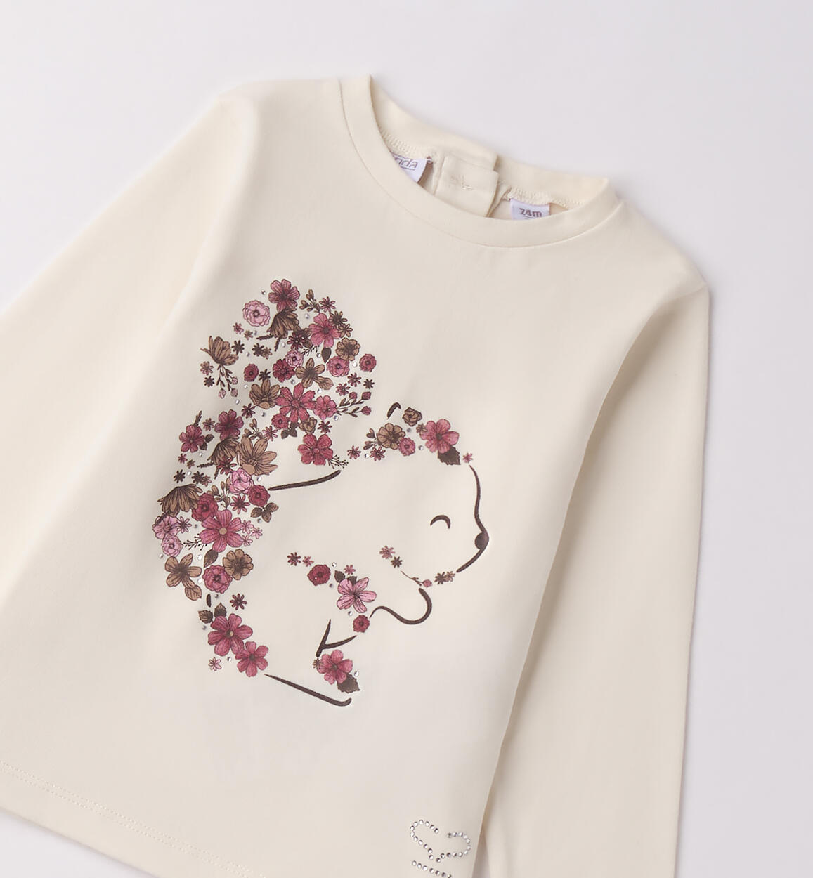 Maglietta bambina con stampa PANNA Sarabanda
