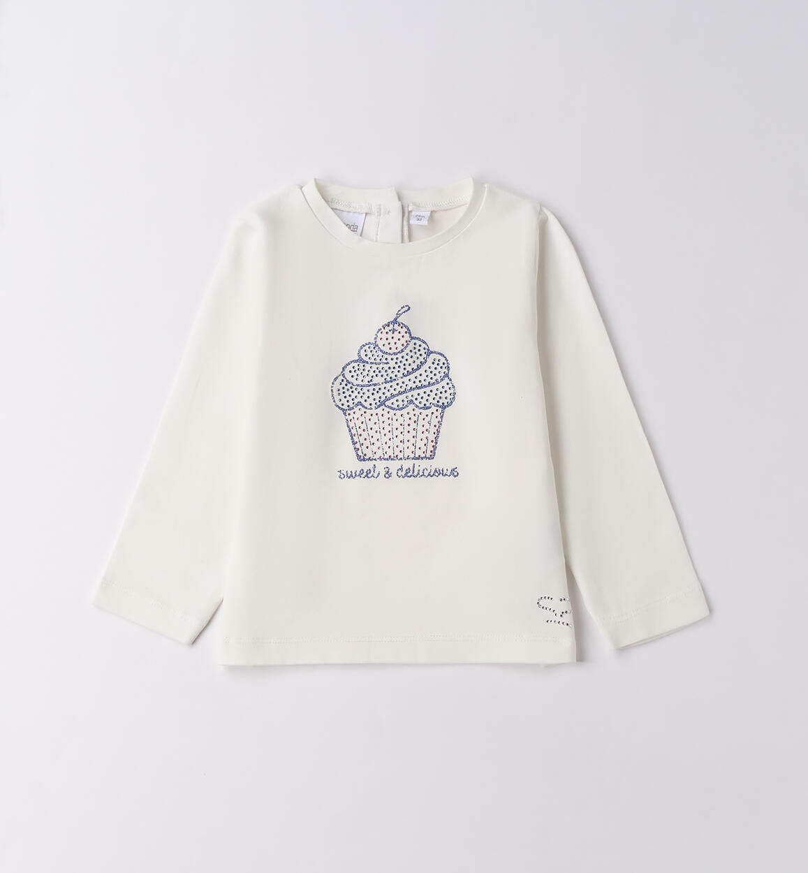 Maglietta bambina girocollo PANNA Sarabanda
