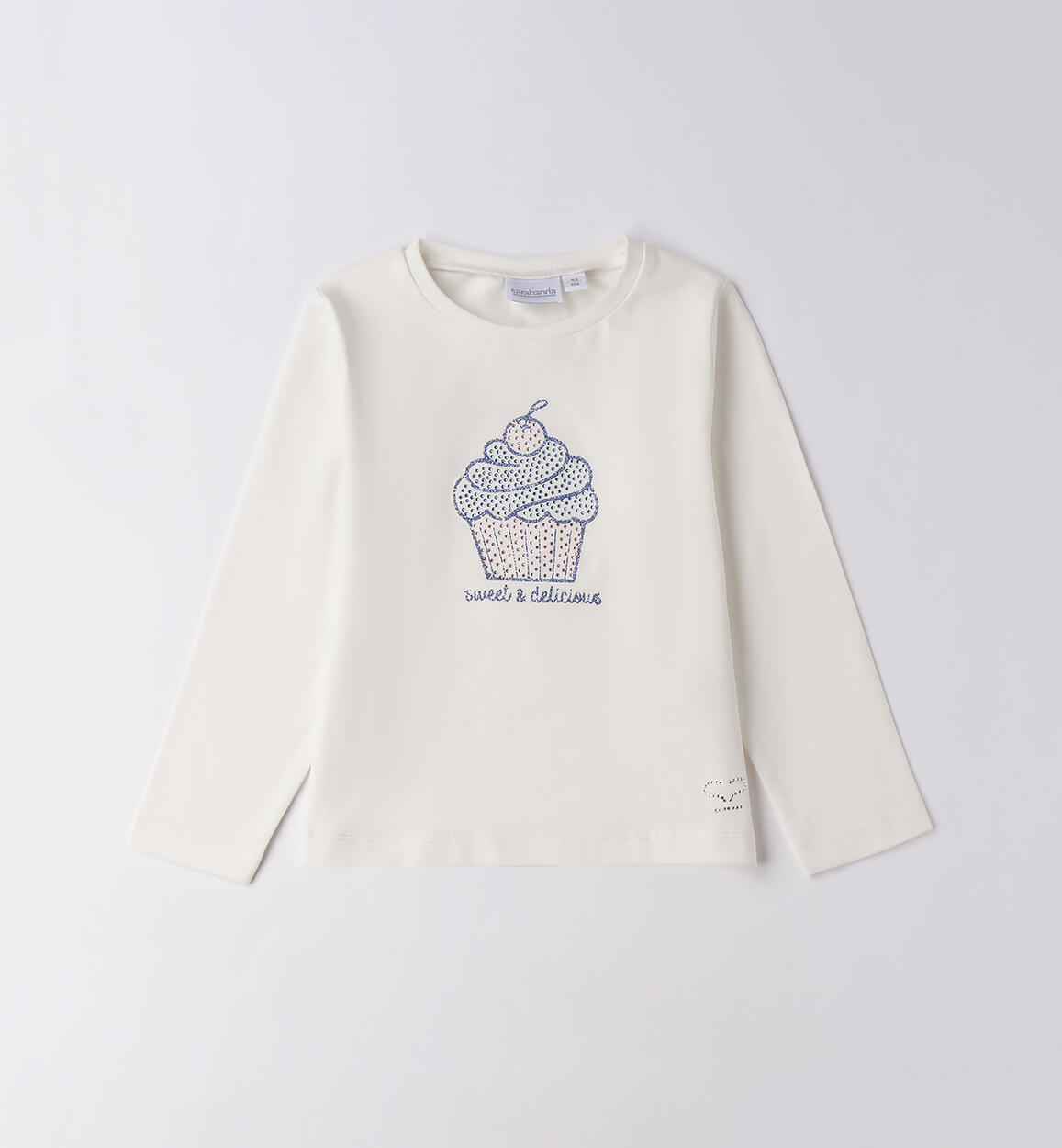Maglietta bambina girocollo PANNA-0112 - 1480F22300