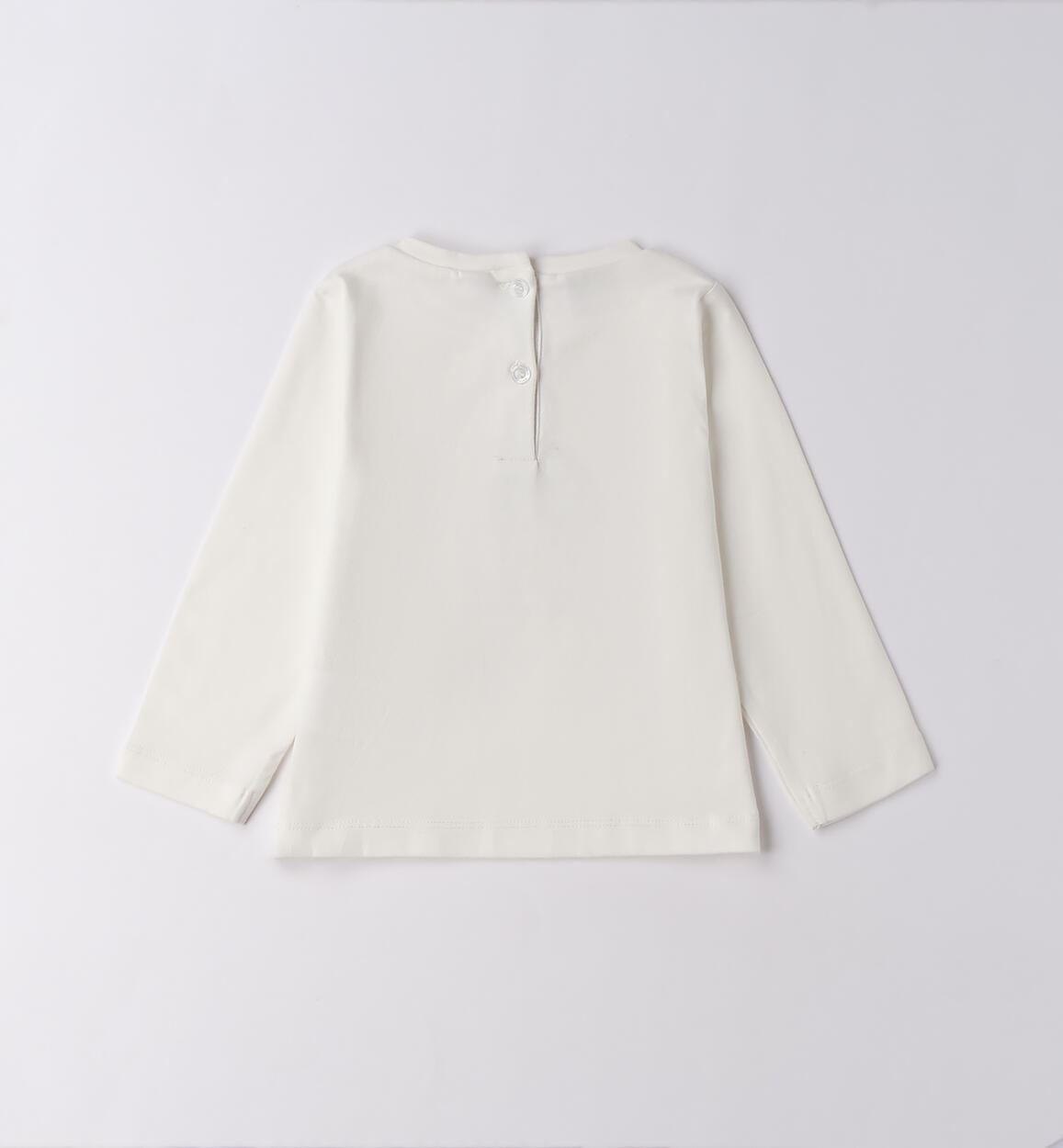 Maglietta bambina girocollo PANNA-0112 - 1480F22300