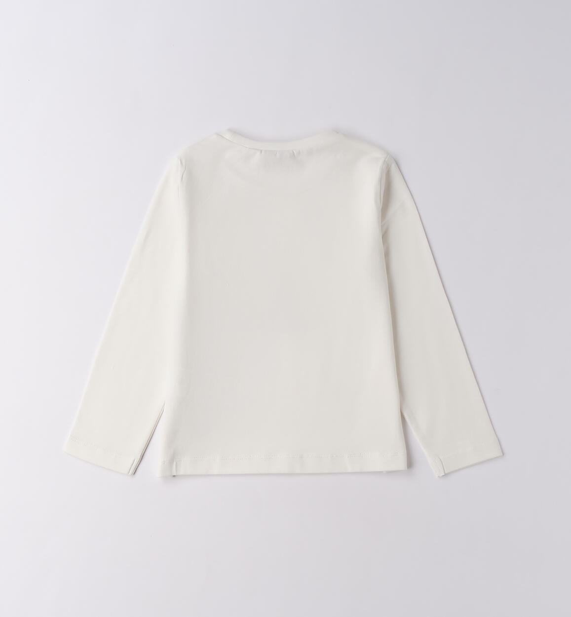 Maglietta bambina girocollo PANNA-0112 - 1480F22300