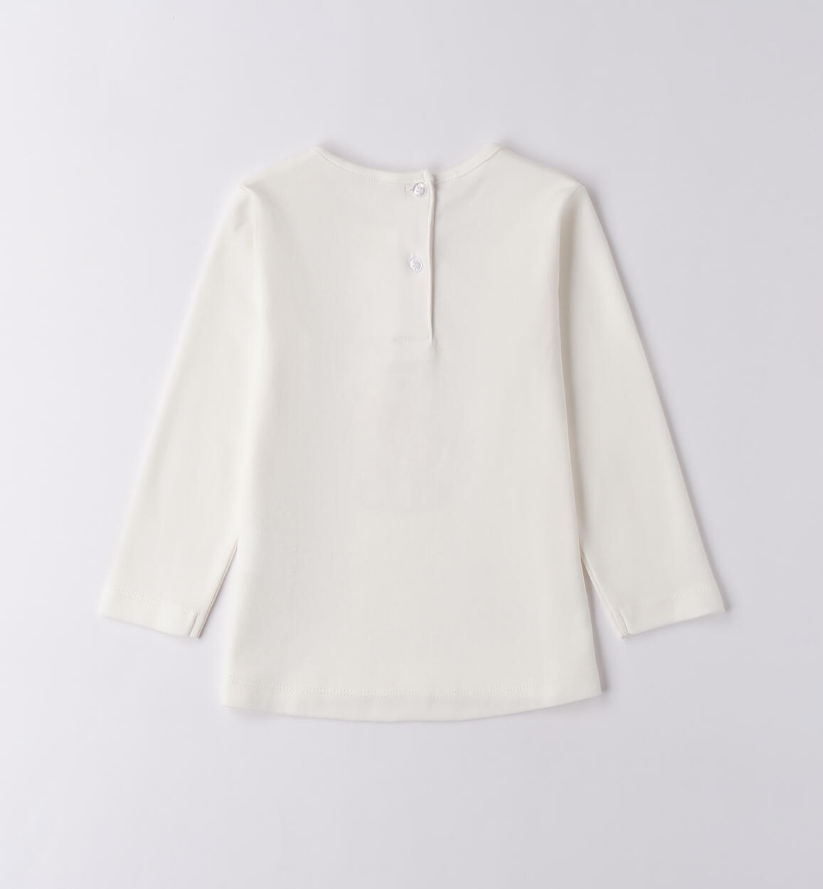 Maglietta bambina in cotone PANNA-0112 - 1484F299G1