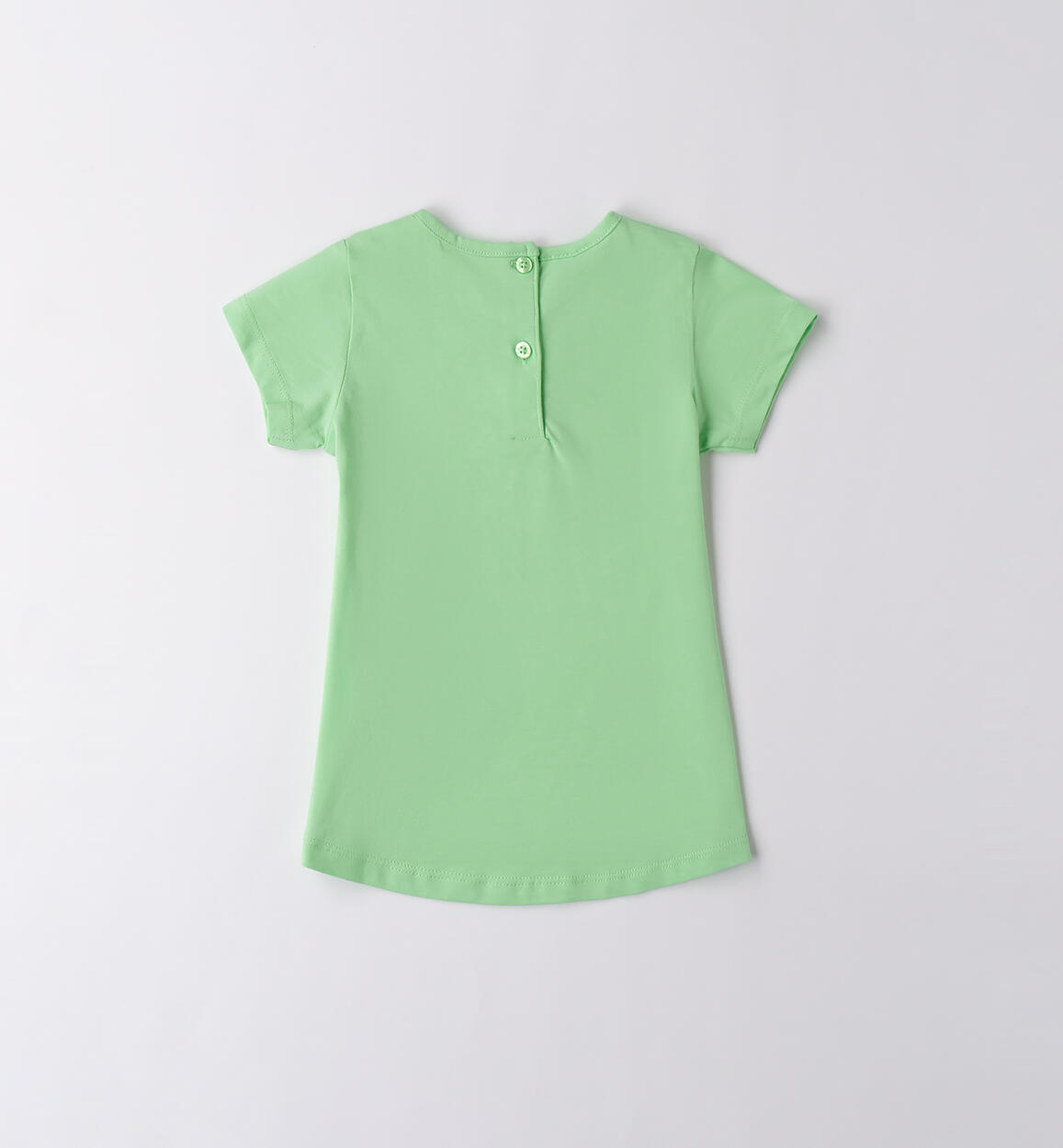 Maglietta bambina manica corta VERDE CHIARO-5021 - 1494B51800