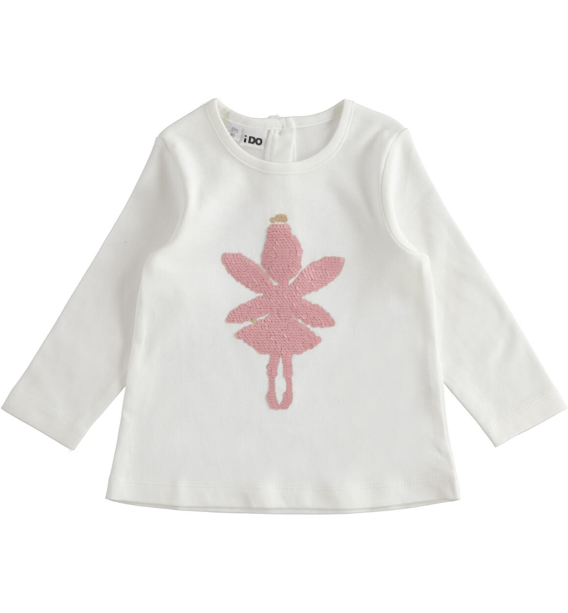 Long sleeved t-shirt for girls from 9 months to 8 years iDO CREAM iDO