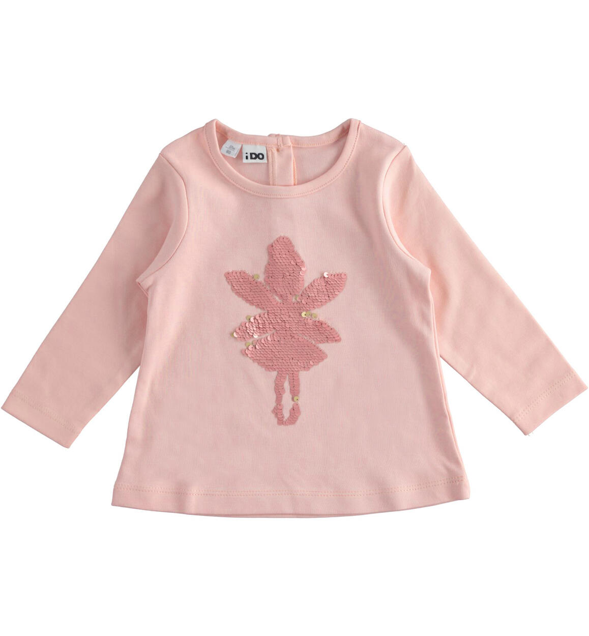 Long sleeved t-shirt for girls from 9 months to 8 years iDO PINK iDO