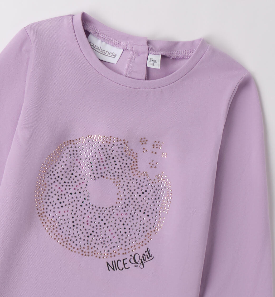 Maglietta bambina Sarabanda LILLA-3412 - 1480B24700