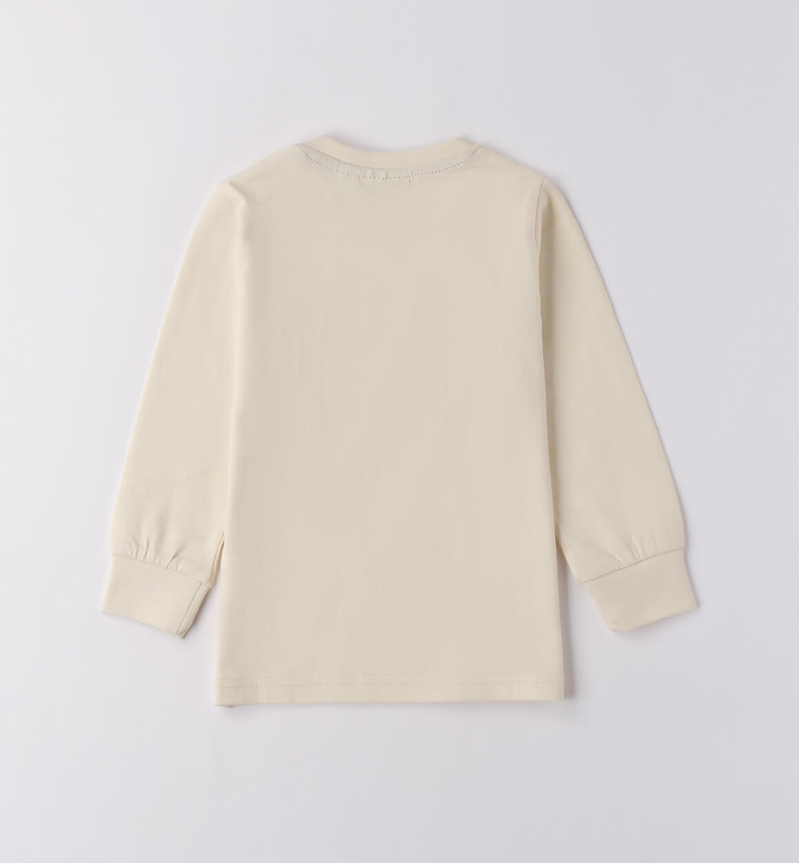 Maglietta bambino 100% cotone ECRU-0124 - 1200F14100