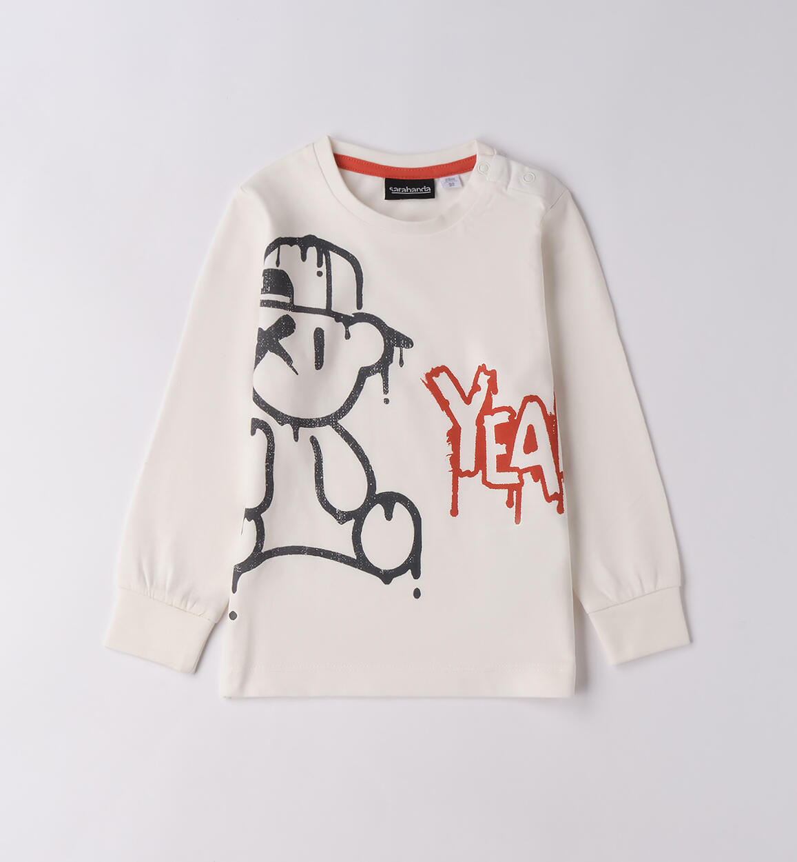Maglietta bambino 100% cotone PANNA Sarabanda