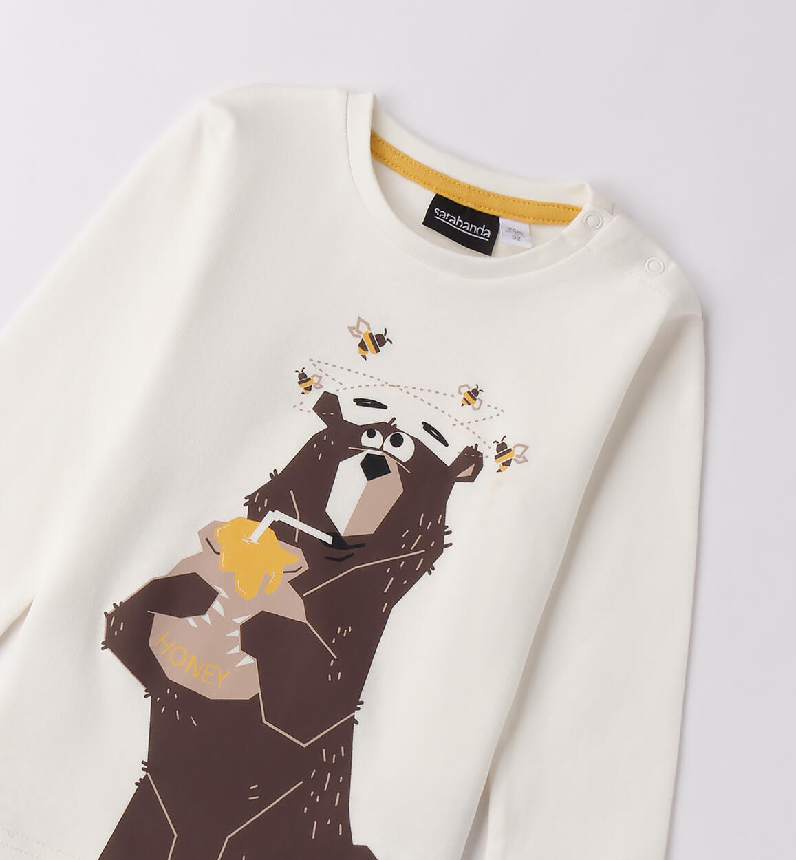 Maglietta bambino con orso PANNA-0112 - 1200F14800