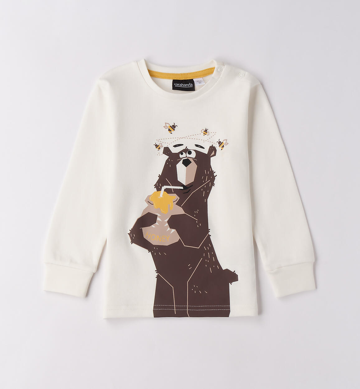 Maglietta bambino con orso PANNA-0112 - 1200F14800