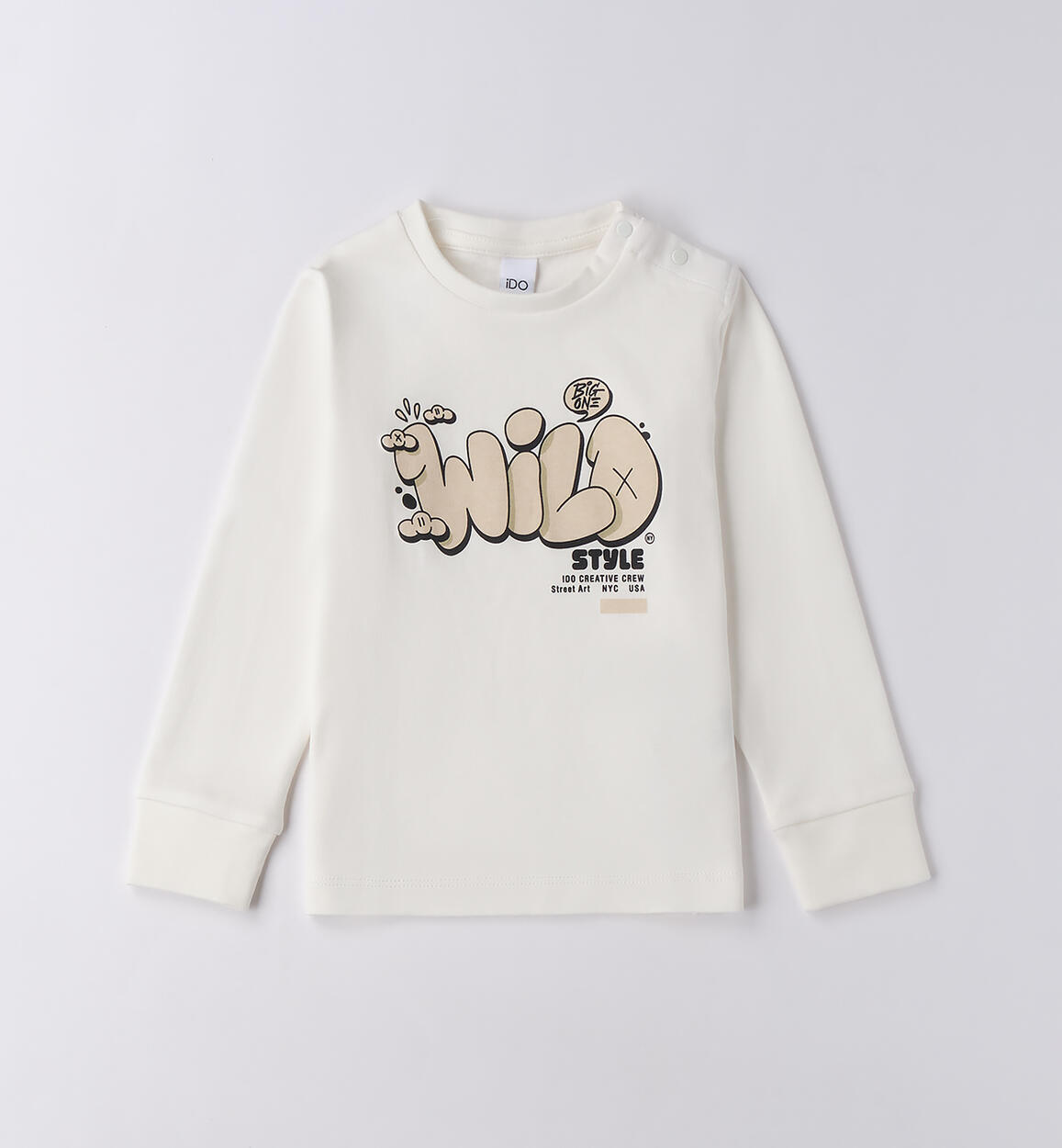 Maglietta bambino con scritta PANNA iDO