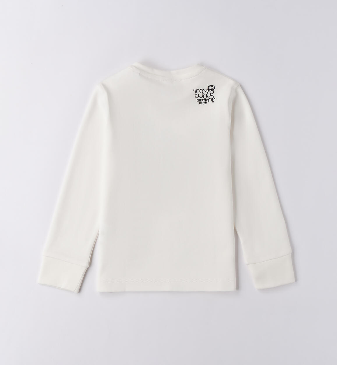 Maglietta bambino con scritta PANNA-0112 - 1204F25300