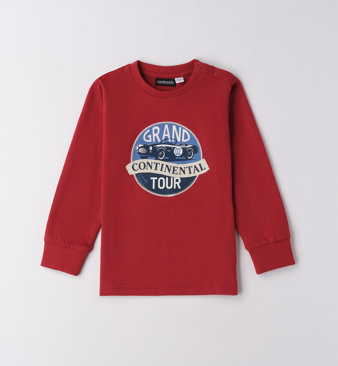 Maglietta bambino con scritte ROSSO Sarabanda