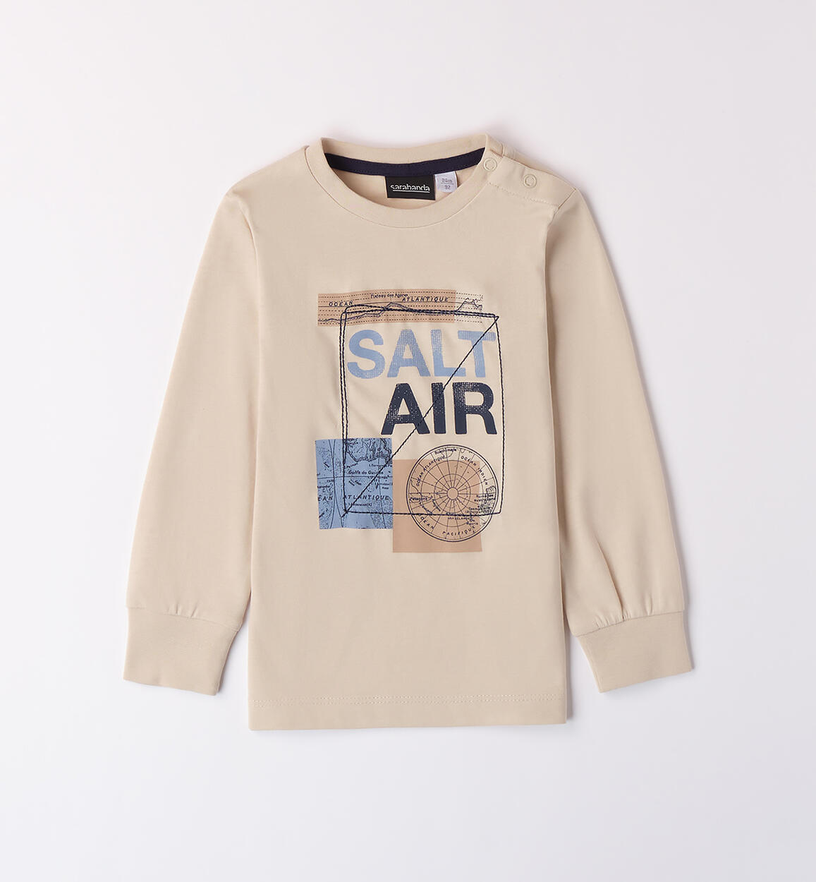 Maglietta bambino con stampa BEIGE Sarabanda