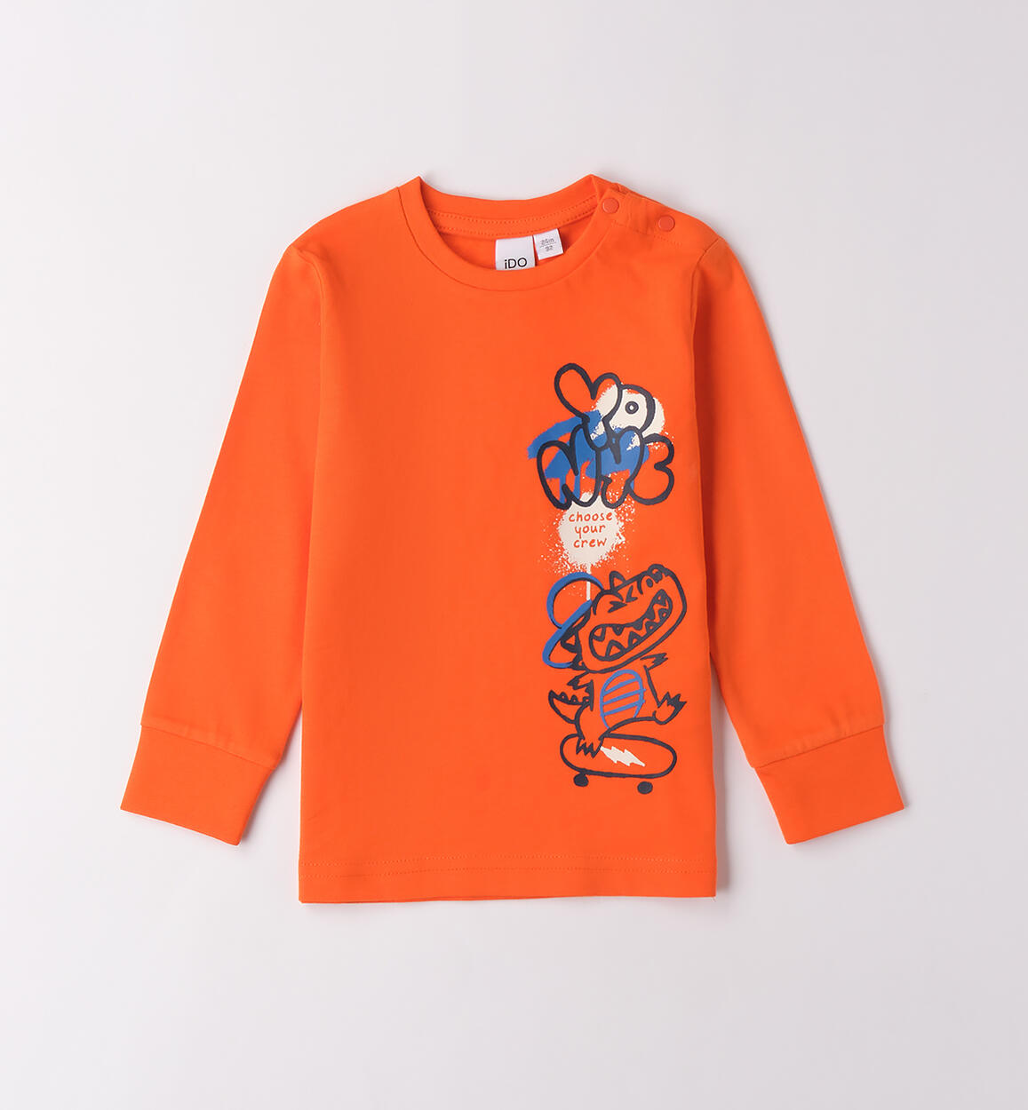 Maglietta bambino cotone ARANCIONE iDO