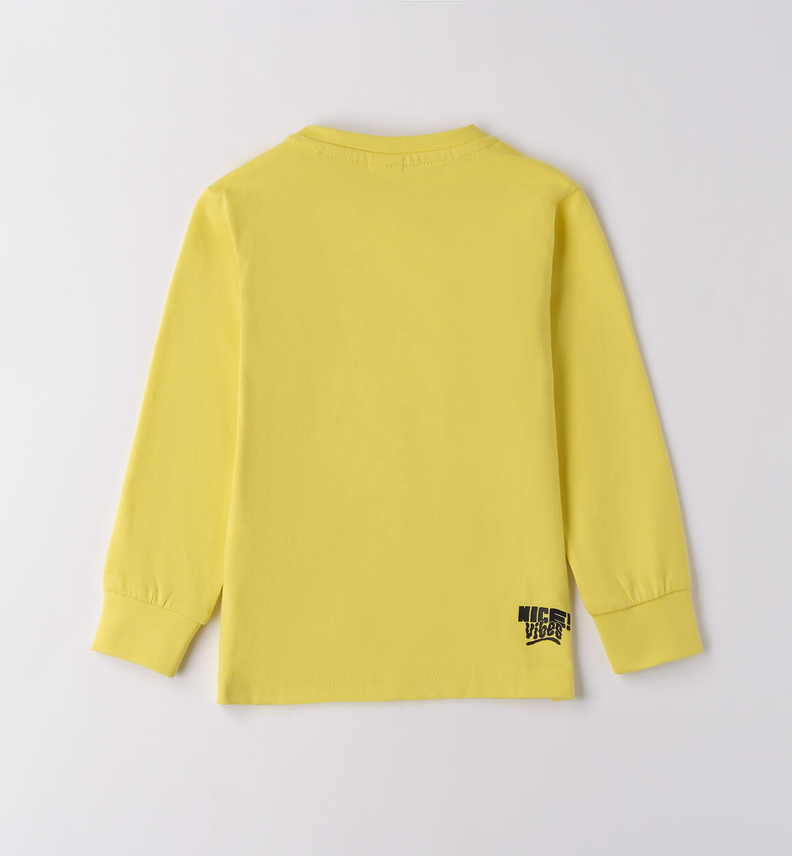 Maglietta bambino girocollo GIALLO-1432 - 1204F24100
