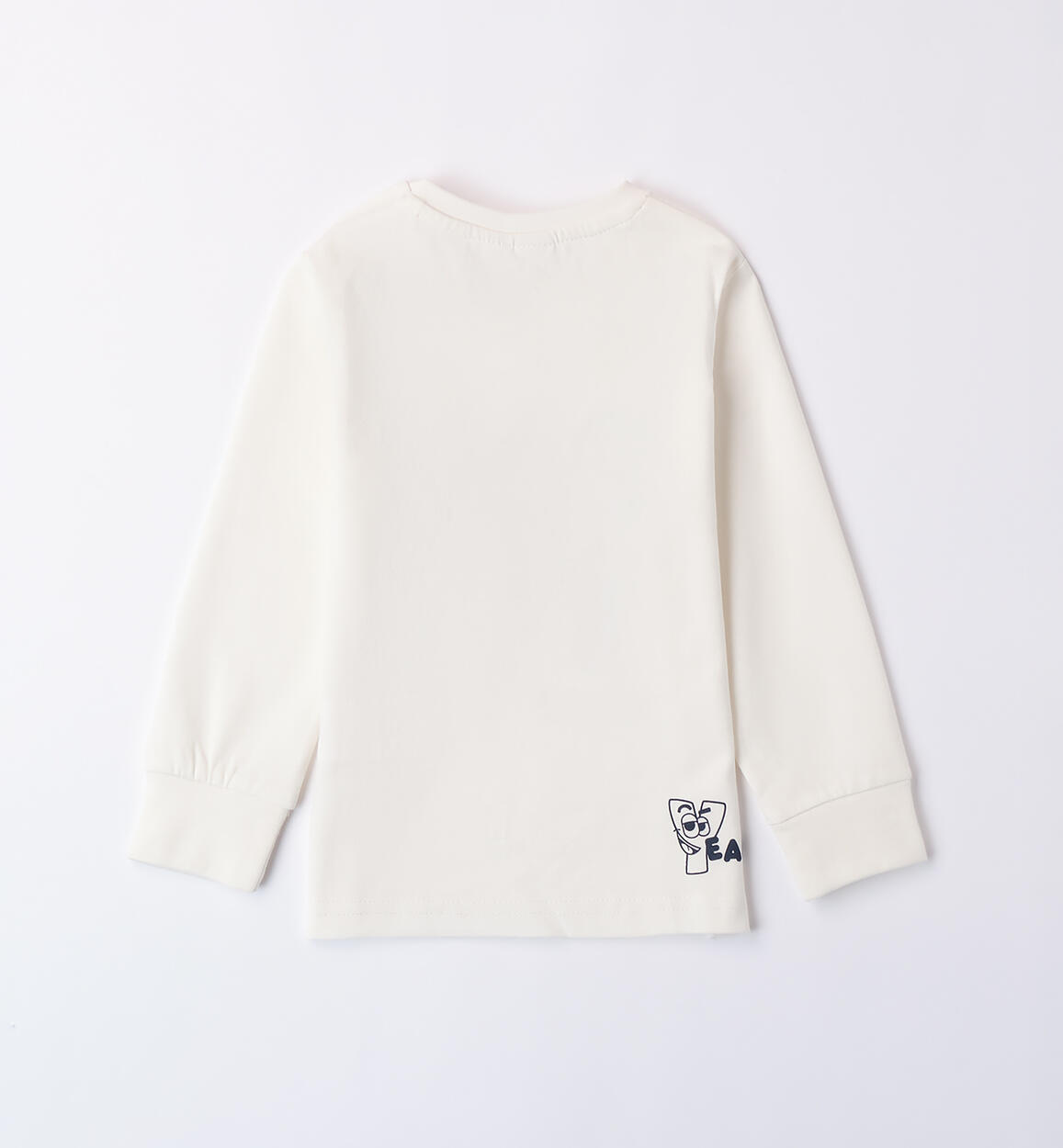 Maglietta bambino in cotone PANNA-0112 - 1204A45700