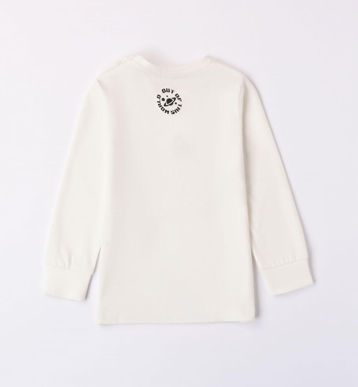 Maglietta bambino in jersey di cotone PANNA-0112 - 1204741800