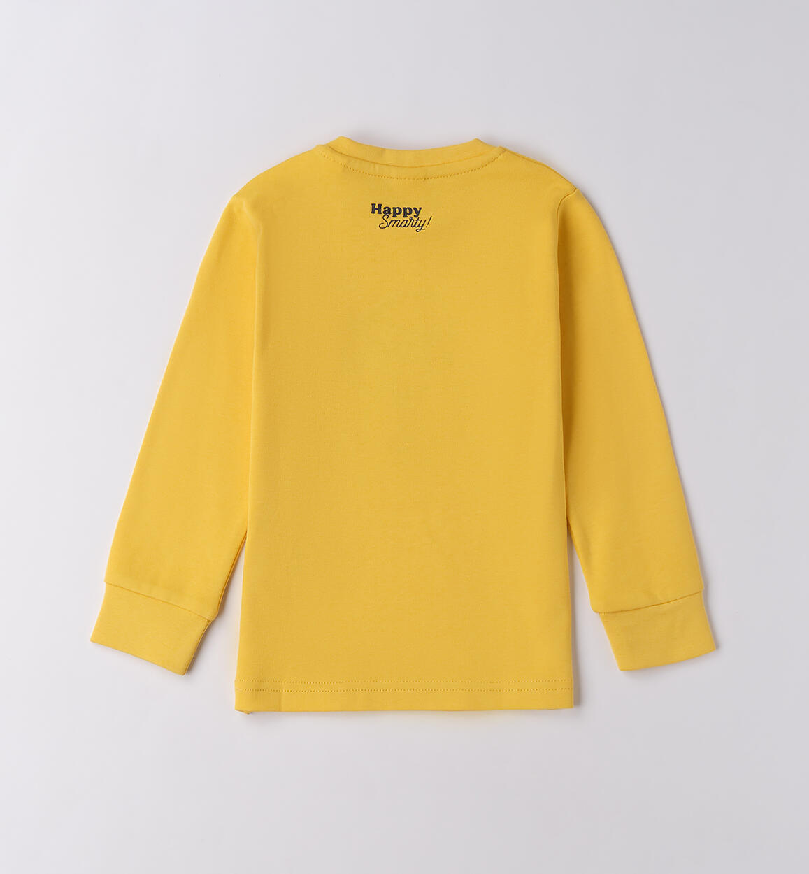 Maglietta bambino manica luga GIALLO-1441 - 1204F24600