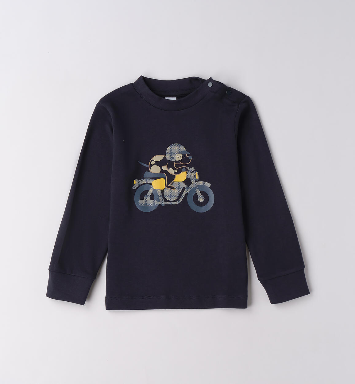 Maglietta bambino maniche lunghe BLU iDO