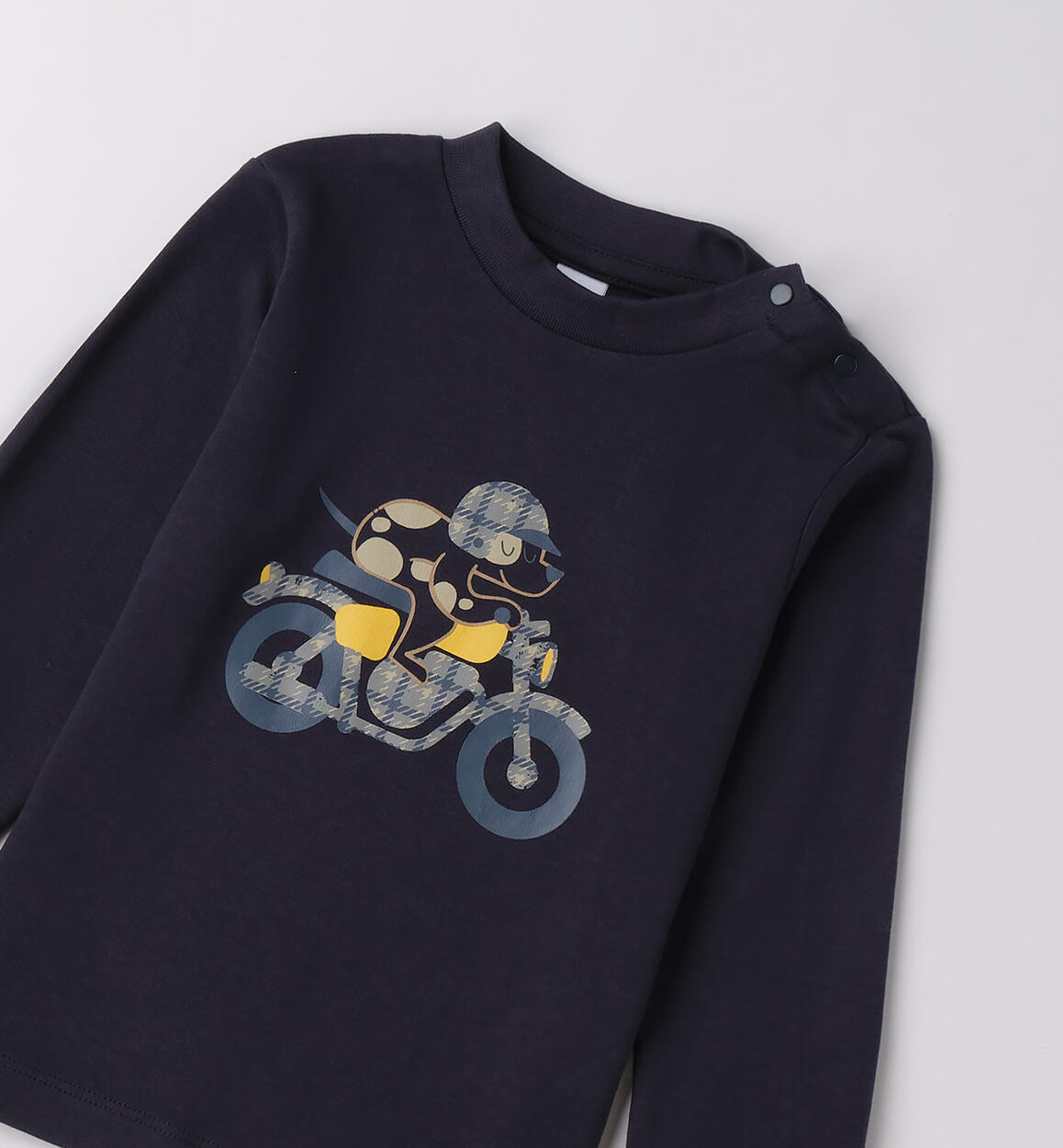 Maglietta bambino maniche lunghe NAVY-3885 - 1204F24700