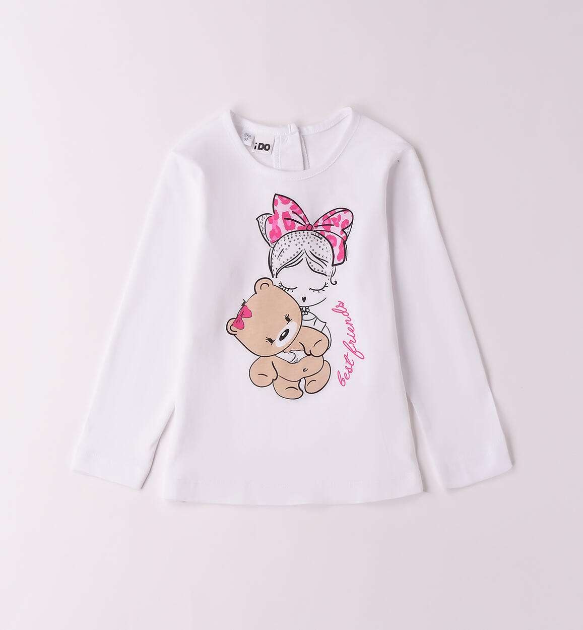 Maglietta bianca bambina BIANCO iDO