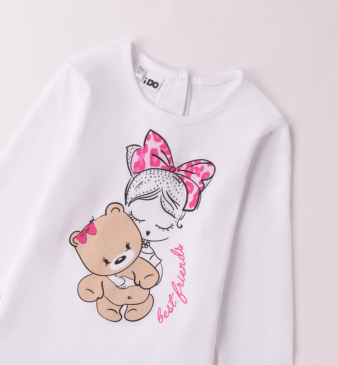 Maglietta bianca bambina BIANCO-0113 - 1484B369G2