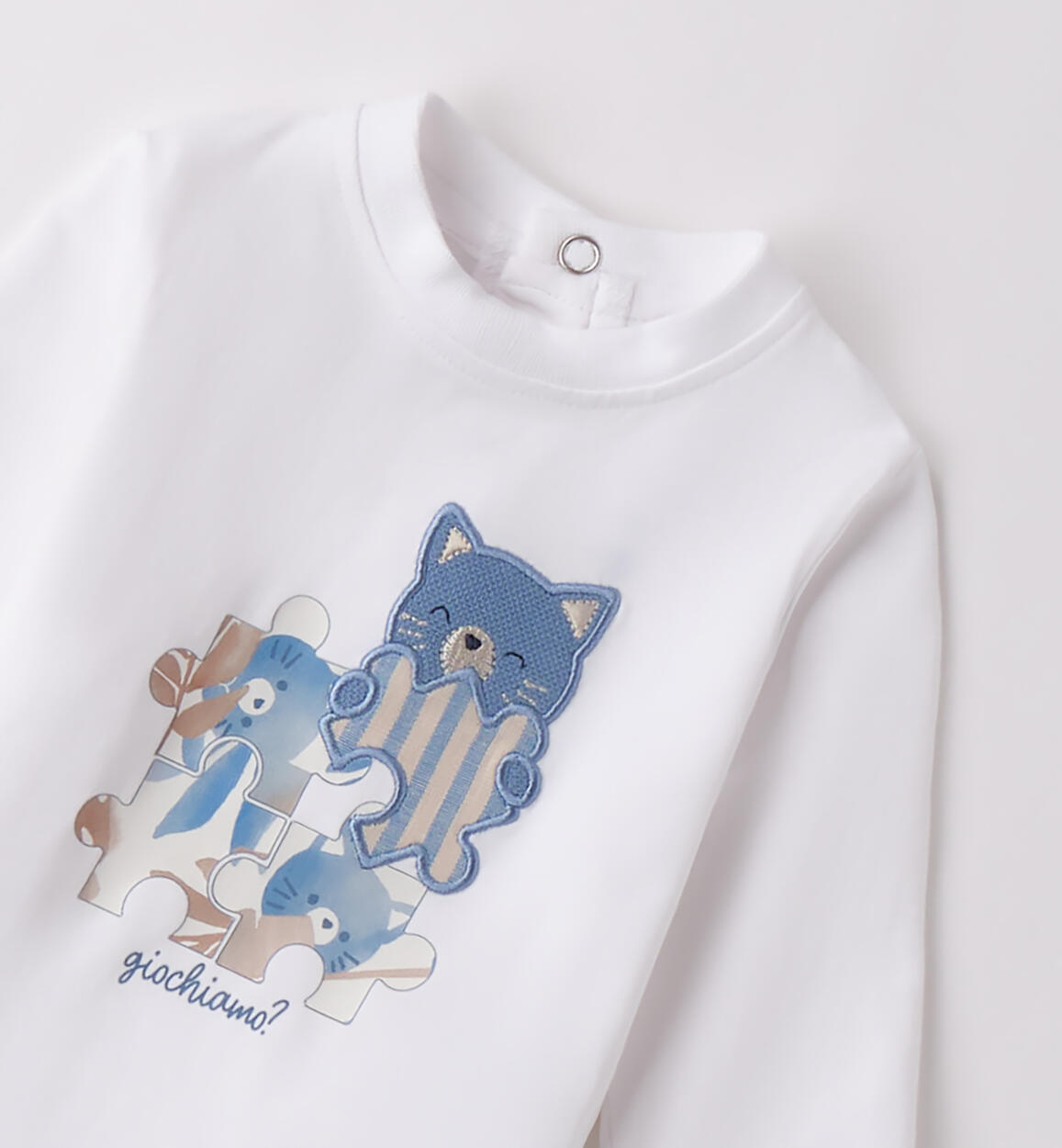 Maglietta bimbo Minibanda BIANCO-0113 - 0203B60800