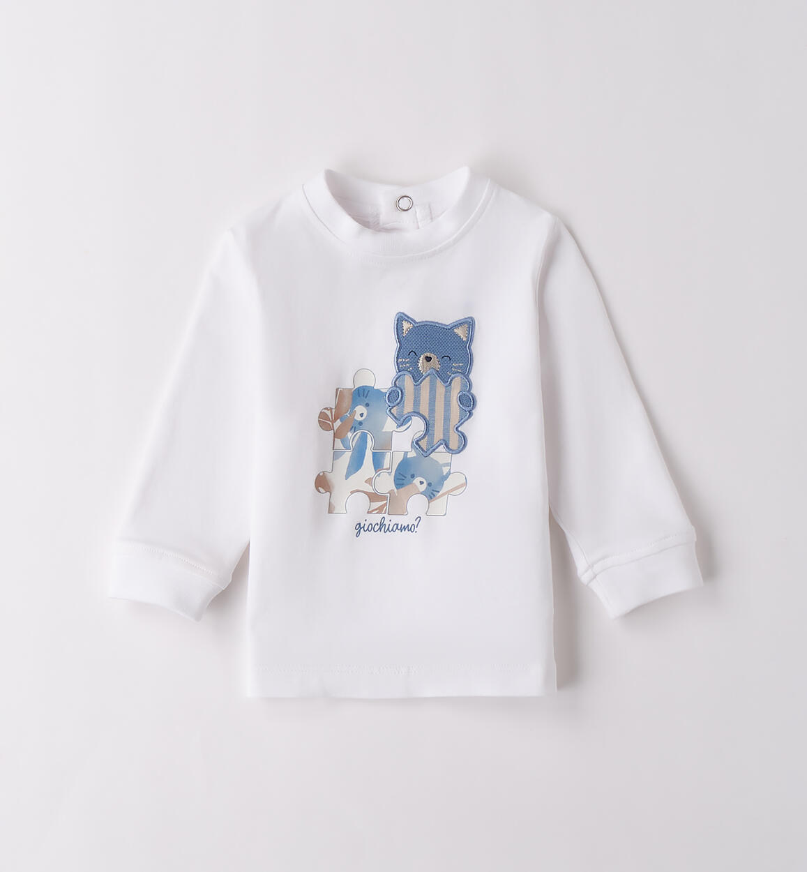 Maglietta bimbo Minibanda BIANCO-0113 - 0203B60800