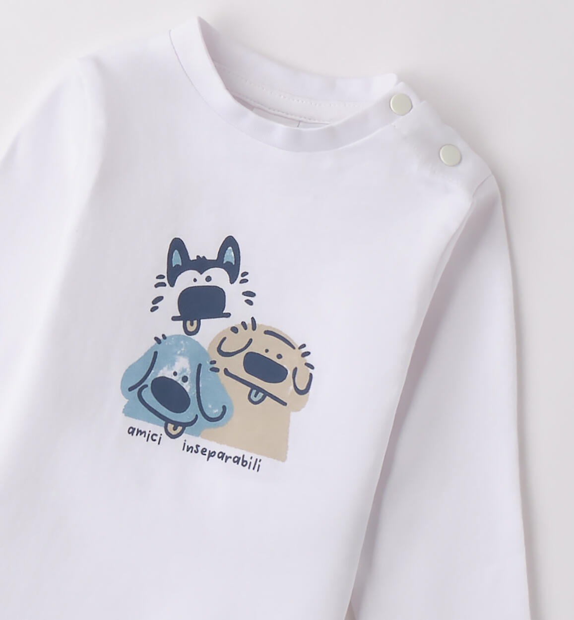 Maglietta bimbo neonato BIANCO-0113 - 0204B033G0