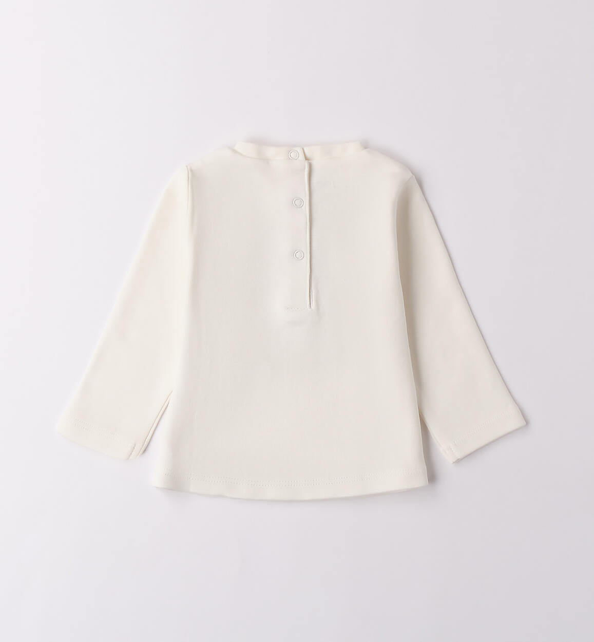 Maglietta caldo cotone bimba PANNA-0112 - 0484F14300