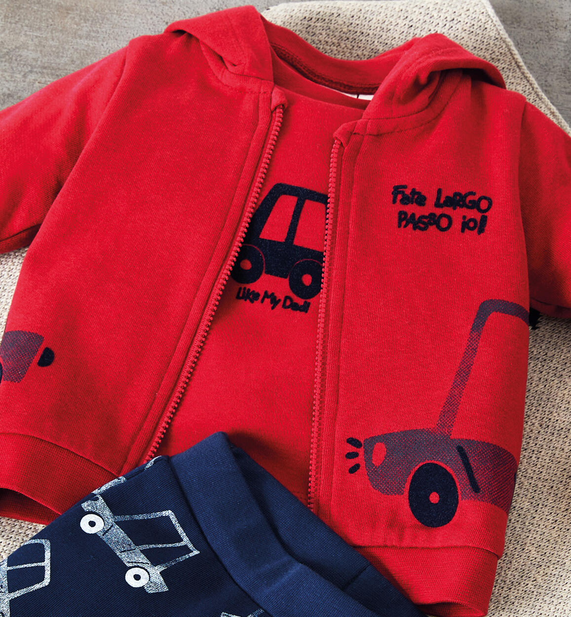 Maglietta cotone bimbo ROSSO iDO