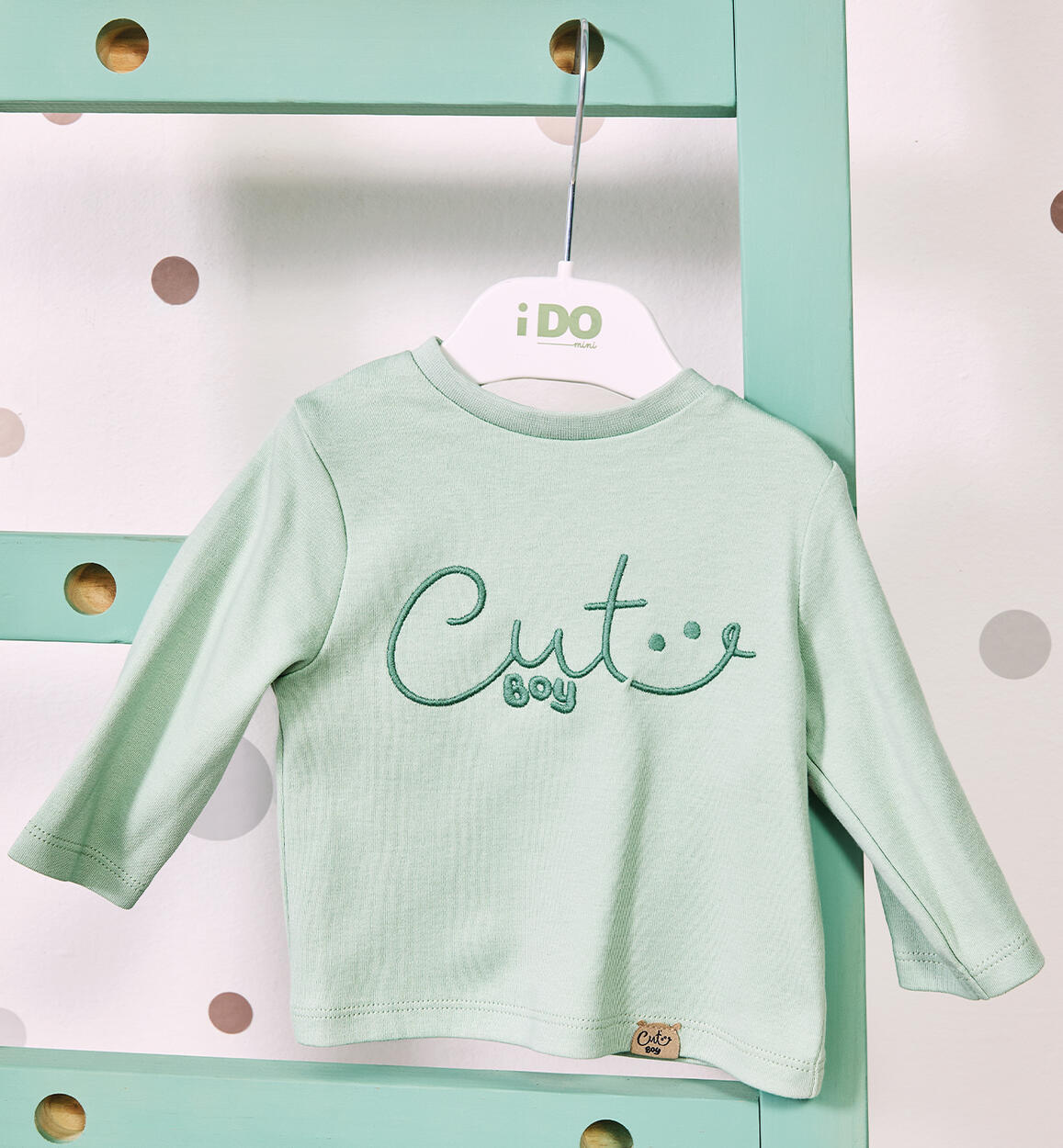 Maglietta cotone bimbo VERDE iDO