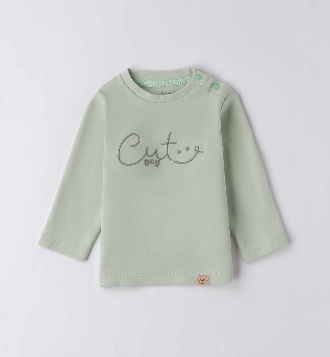 Maglietta cotone bimbo VERDE -4835 - 0204F04800