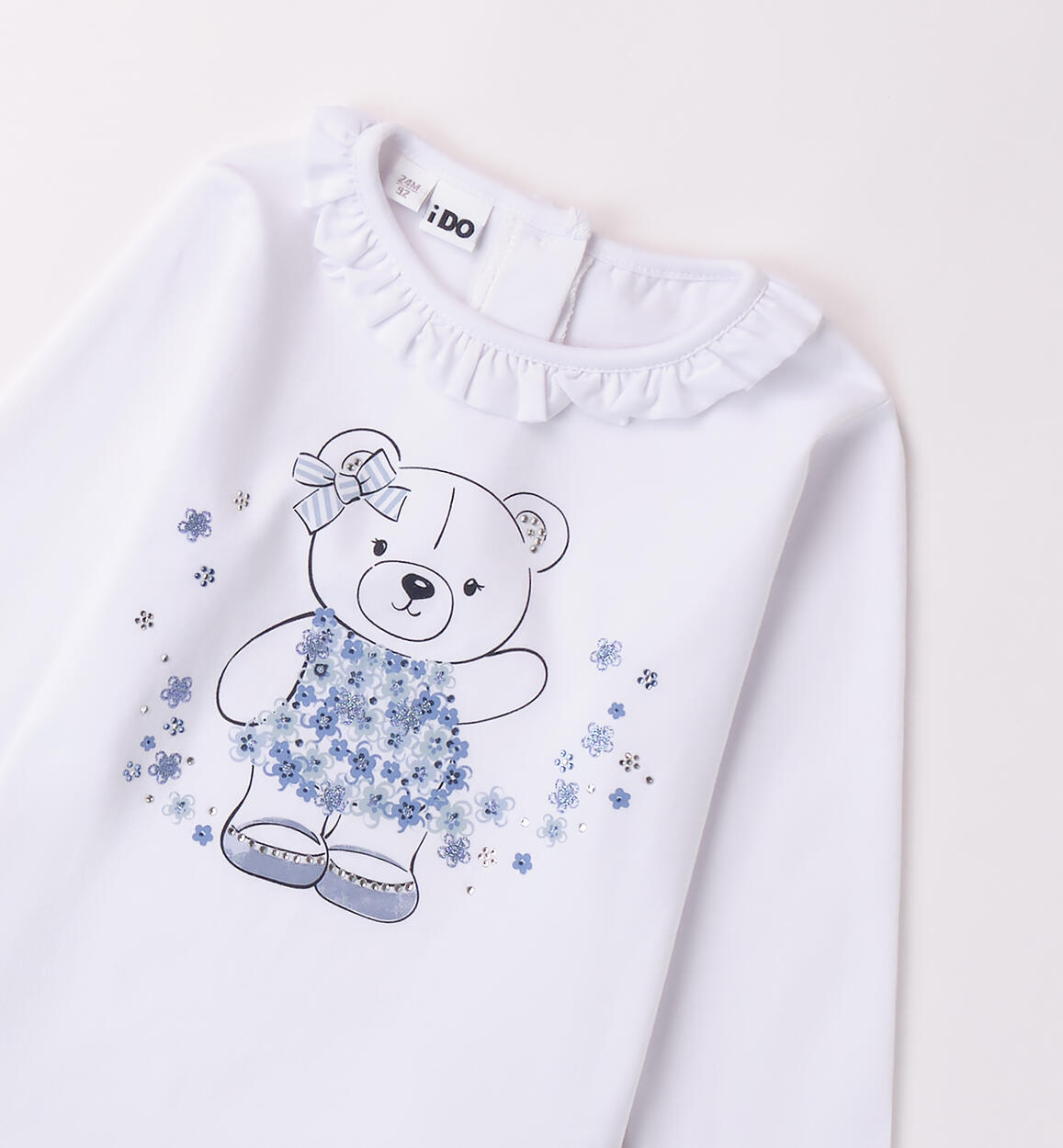 Maglietta da bambina BIANCO-0113 - 1484B35700