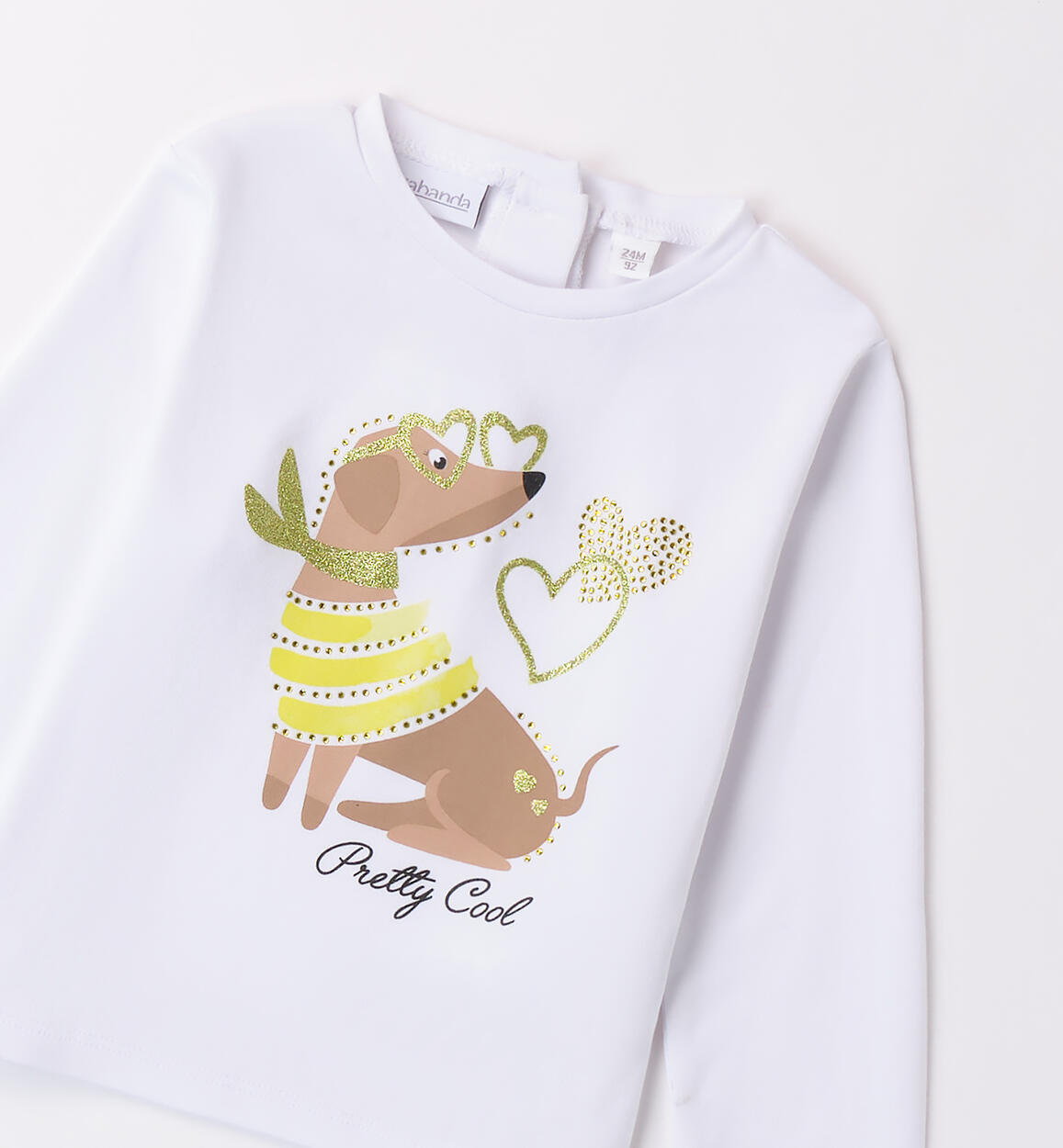 Maglietta da bambina BIANCO-0113 - 1480B30300