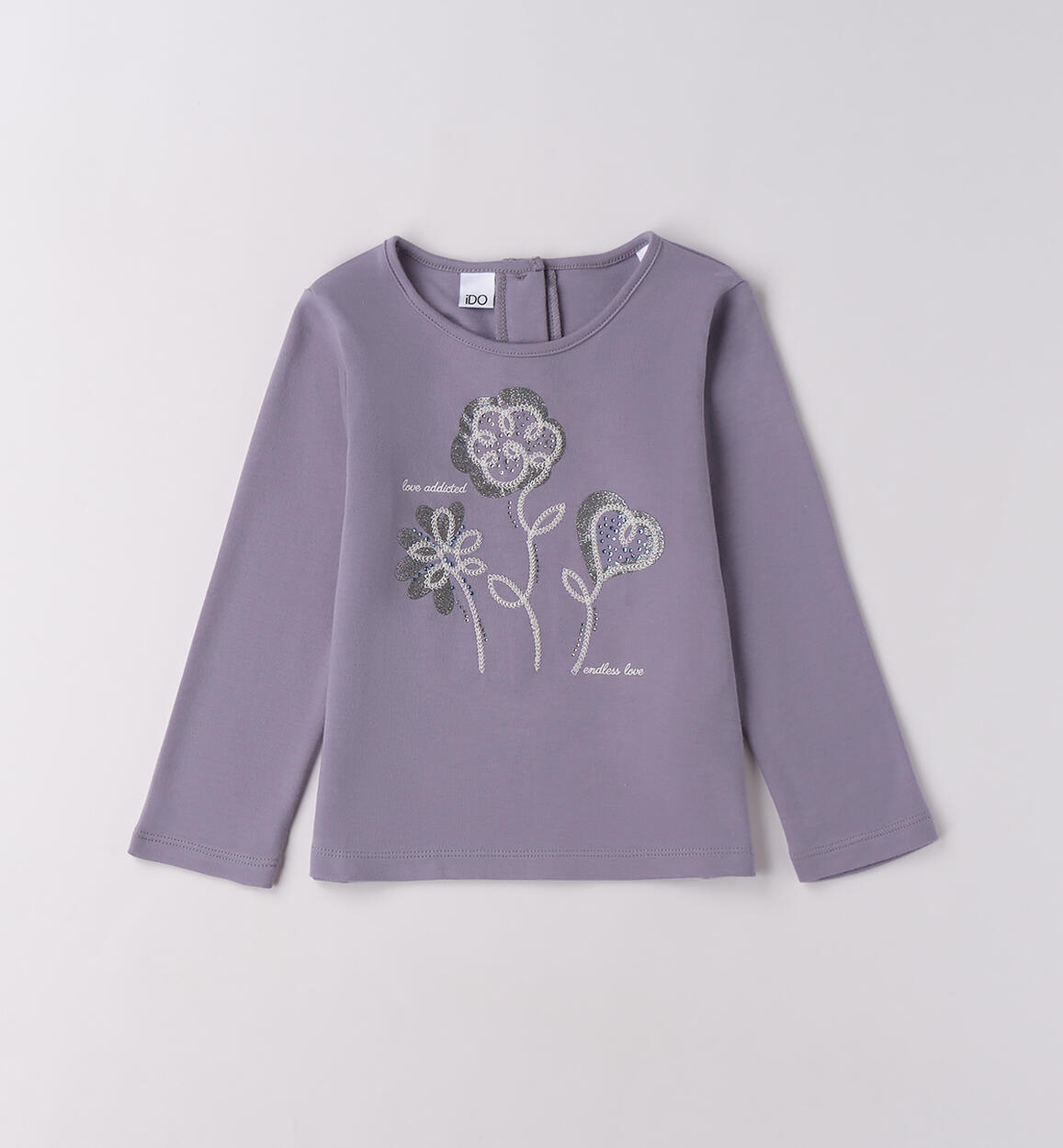 Maglietta da bambina iDO GRIGIO iDO