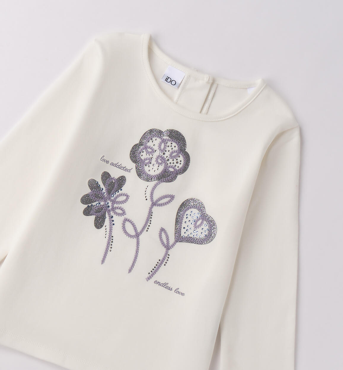 Maglietta da bambina iDO PANNA-0112 - 1484F30300