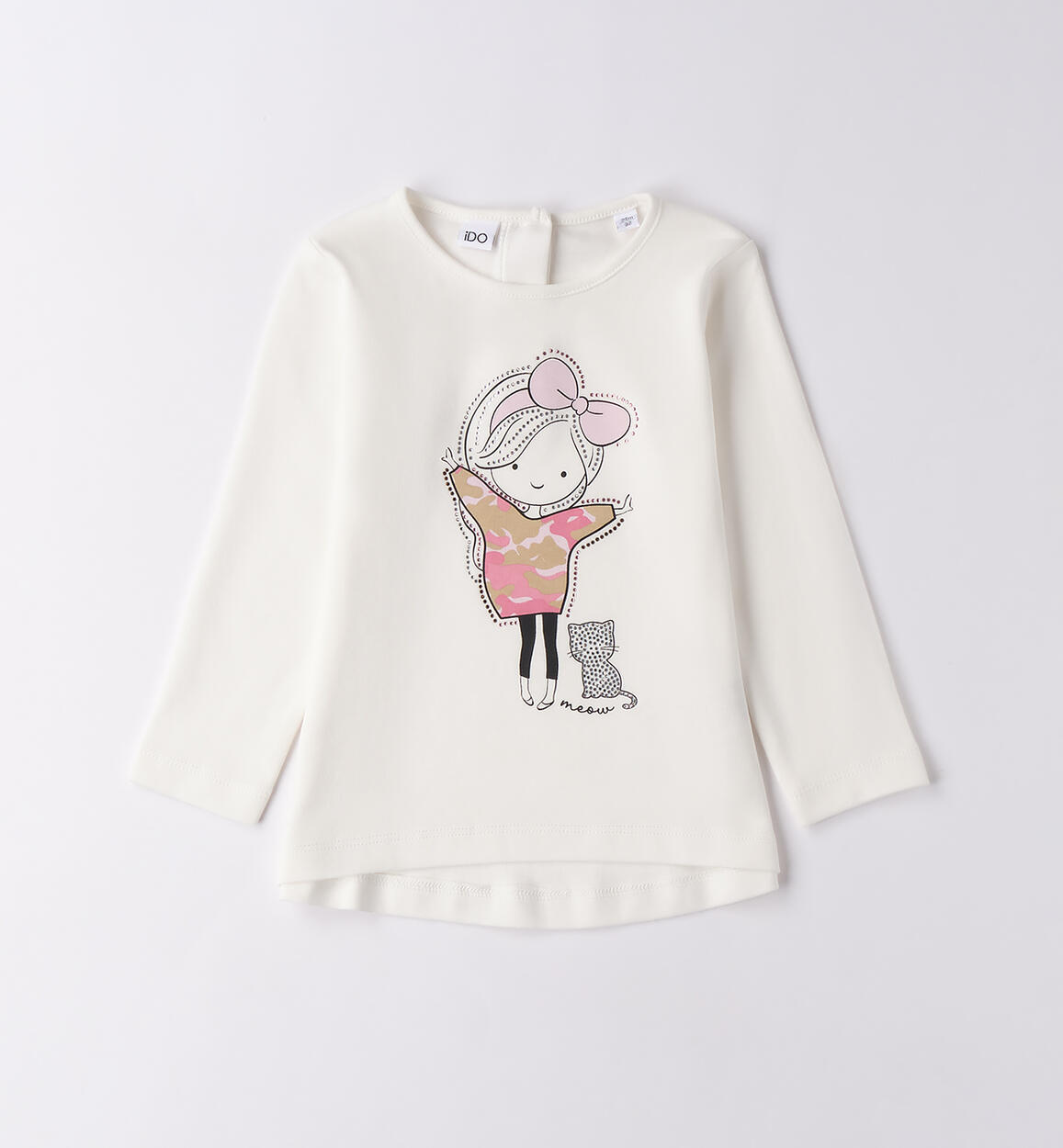 Maglietta da bambina PANNA iDO