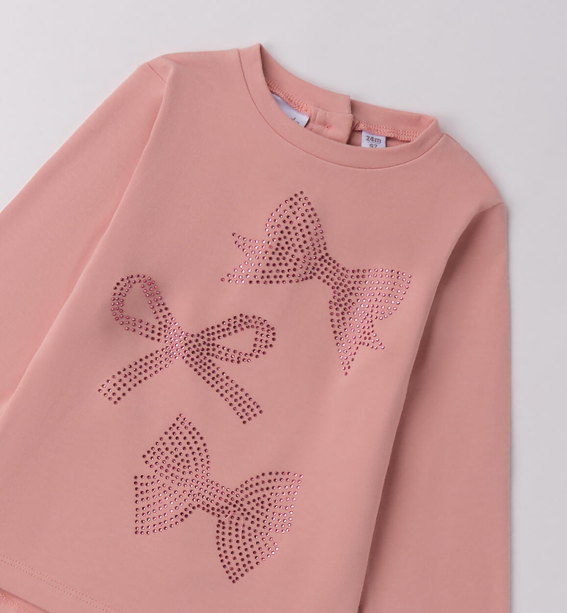 Maglietta da bambina Sarabanda ROSA-2524 - 1480F31600