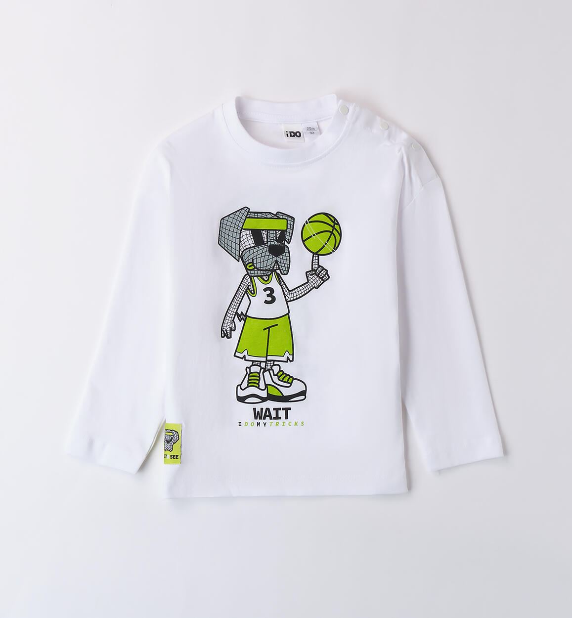 Maglietta da bambino BIANCO iDO