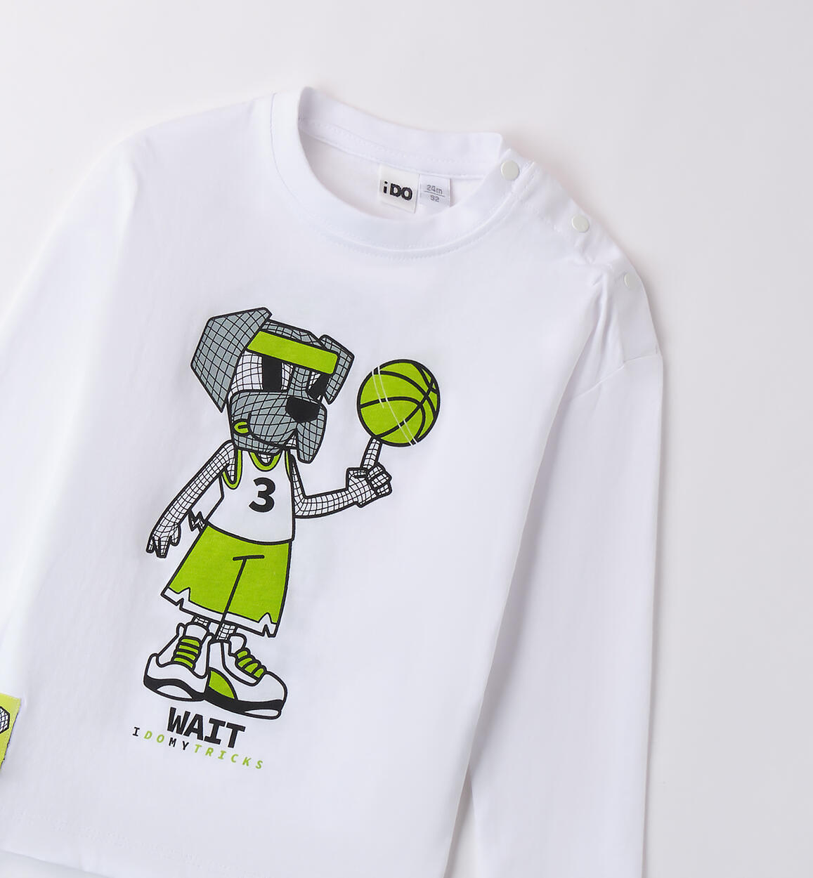 Maglietta da bambino BIANCO-0113 - 1204B25100