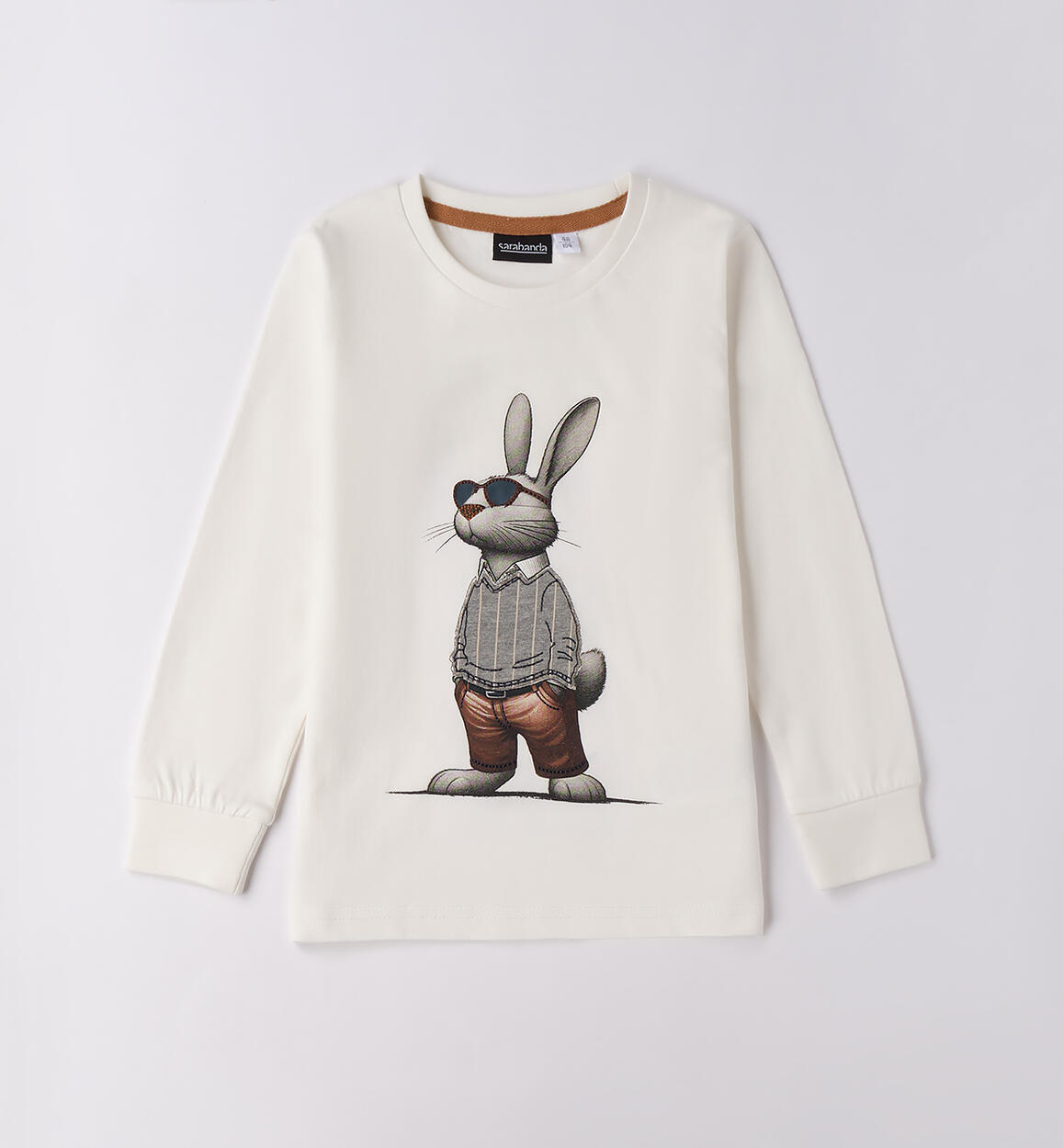 Maglietta da bambino coniglio PANNA-0112 - 1200F13100