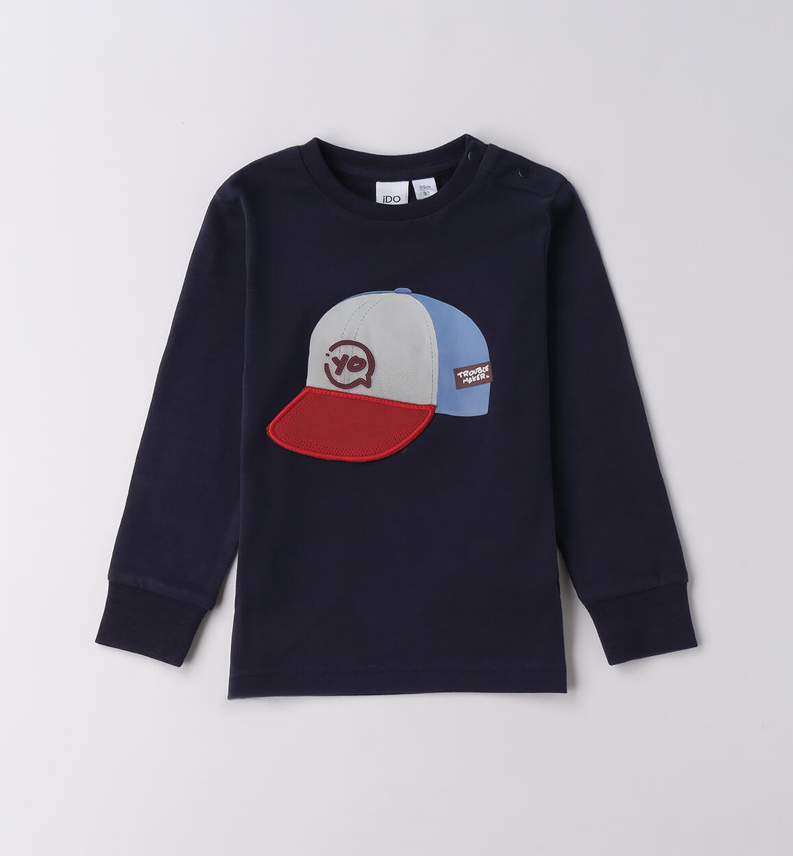Maglietta da bambino BLU iDO