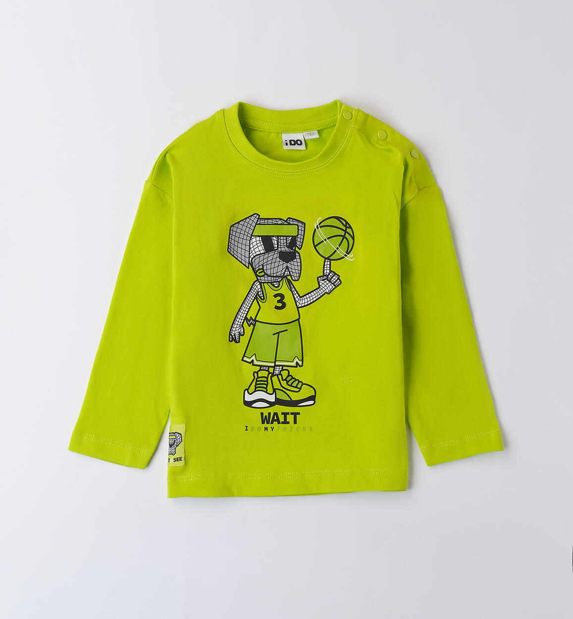 Maglietta da bambino VERDE iDO