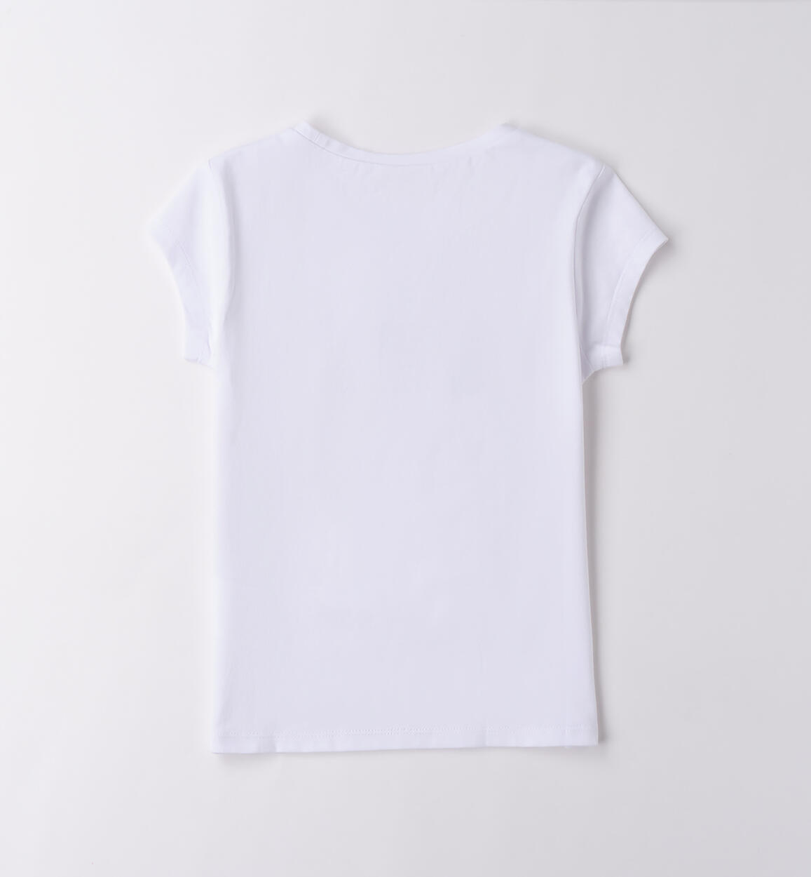 Maglietta da ragazza manica corta BIANCO-0113 - 2470B55700